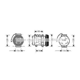 Acquista Compressore aria condizionata da PRASCO PRK029 a buon mercato per soli 858,00 €