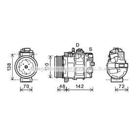 Acquista Compressore aria condizionata da PRASCO PRK064 a buon mercato per soli 1095,42 €