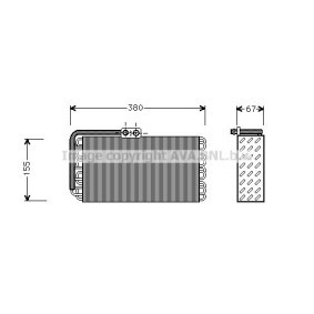 Verdampfer, Klimaanlage PRV027