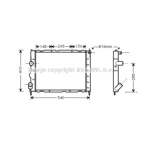 Achetez des Radiateur du moteur PRASCO RT2268 à prix pour 122,53 €