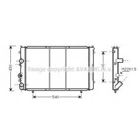 Achetez des Radiateur du moteur PRASCO RT2274 à prix pour 264,36 €