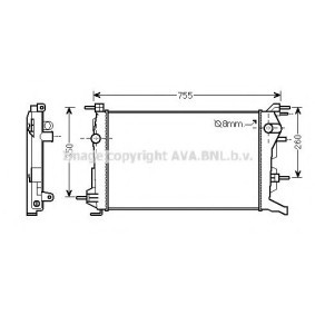 Achetez des Radiateur du moteur PRASCO RT2460 à prix pour 198,53 €