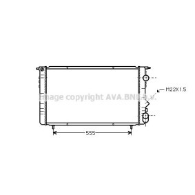 Achetez des Radiateur du moteur PRASCO RTA2150 à prix pour 132,57 €