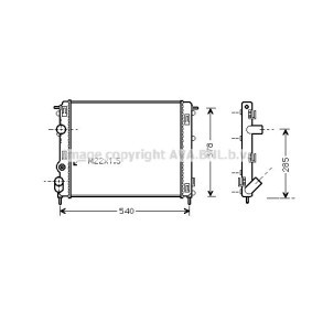 Achetez des Radiateur du moteur PRASCO RTA2302 à prix pour 111,19 €