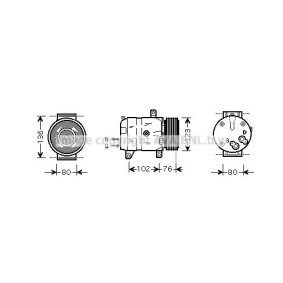 Acquista Compressore aria condizionata da PRASCO RTAK069 a buon mercato per soli 354,41 €
