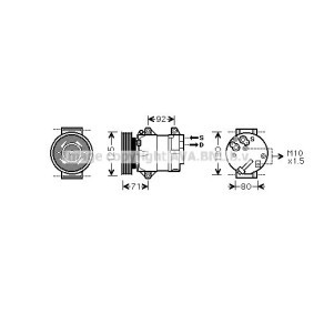 Acquista Compressore aria condizionata da PRASCO RTAK103 a buon mercato per soli 304,11 €