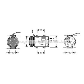 Acquista Compressore aria condizionata da PRASCO RTAK283 a buon mercato per soli 266,26 €