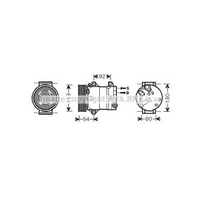 Acquista Compressore aria condizionata da PRASCO RTAK429 a buon mercato per soli 335,38 €