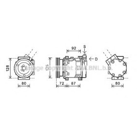 Acquista Compressore aria condizionata da PRASCO RTAK468 a buon mercato per soli 352,27 €