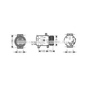 Acquista Compressore aria condizionata da PRASCO RTK069 a buon mercato per soli 495,19 €