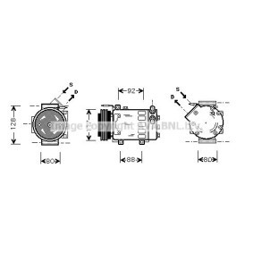 Acquista Compressore aria condizionata da PRASCO RTK285 a buon mercato per soli 537,85 €