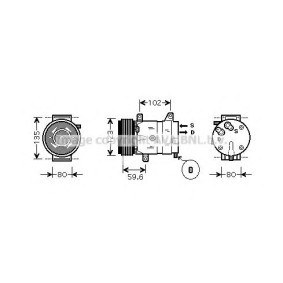 Acquista Compressore aria condizionata da PRASCO RTK345 a buon mercato per soli 527,11 €