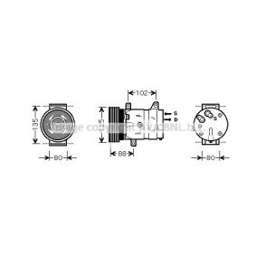 Acquista Compressore aria condizionata da PRASCO RTK367 a buon mercato per soli 498,51 €