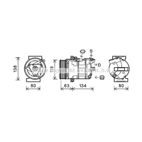 Acquista Compressore aria condizionata da PRASCO RTK481 a buon mercato per soli 641,08 €