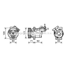Acquista Compressore aria condizionata da PRASCO RTK495 a buon mercato per soli 1091,92 €
