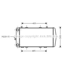 Achetez des Radiateur du moteur PRASCO SA2004 à prix pour 62,02 €