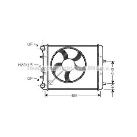 Achetez des Radiateur du moteur PRASCO SAA2013 à prix pour 100,39 €