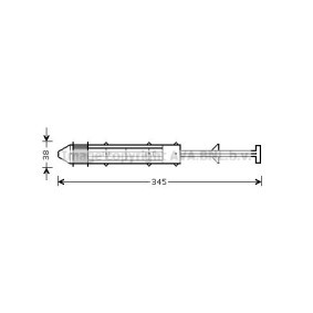 Achetez des Filtre déshydratant, climatisation PRASCO SAD012 à prix pour 30,43 €