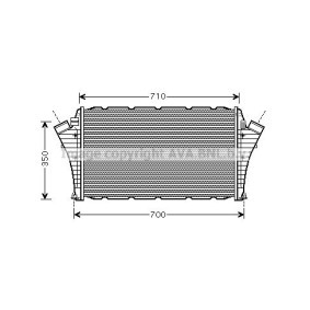 Kjøp Intercooler av PRASCO SB4066 til den lave prisen 3975,65 NOK