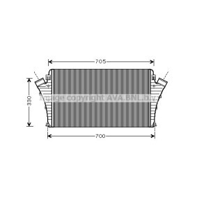 Kjøp Intercooler av PRASCO SB4068 til den lave prisen 4262,30 NOK