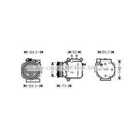 Acquista Compressore aria condizionata da PRASCO SBK053 a buon mercato per soli 495,04 €