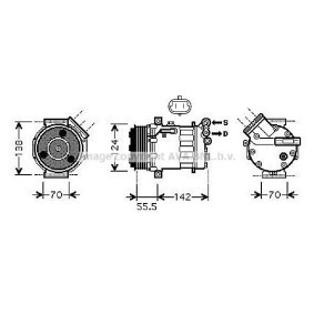 Acquista Compressore aria condizionata da PRASCO SBK069 a buon mercato per soli 642,94 €