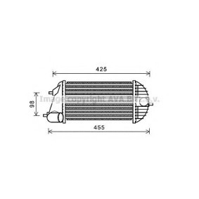 Kjøp Intercooler av PRASCO SZ4123 til den lave prisen 3033,21 NOK