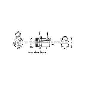 Acquista Compressore aria condizionata da PRASCO SZAK069 a buon mercato per soli 402,36 €