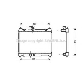 Achetez des Radiateur du moteur PRASCO TO2251 à prix pour 117,23 €
