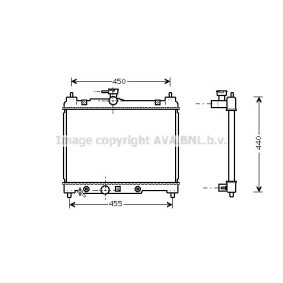 Achetez des Radiateur du moteur PRASCO TO2287 à prix pour 99,17 €