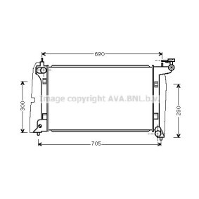 Achetez des Radiateur du moteur PRASCO TO2302 à prix pour 137,14 €