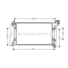 Achetez des Radiateur du moteur PRASCO TO2323 à prix pour 128,56 €