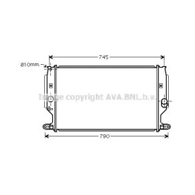 Achetez des Radiateur du moteur PRASCO TO2402 à prix pour 161,59 €