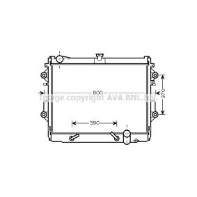 Achetez des Radiateur du moteur PRASCO TO2491 à prix pour 326,65 €