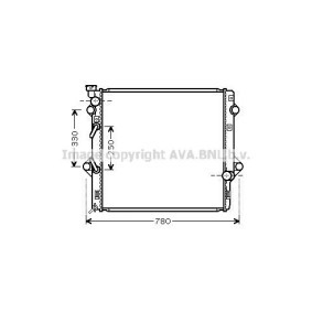 Achetez des Radiateur du moteur PRASCO TO2641 à prix pour 377,02 €