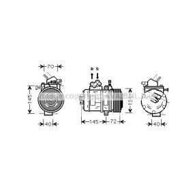 Acquista Compressore aria condizionata da PRASCO TOK388 a buon mercato per soli 943,96 €