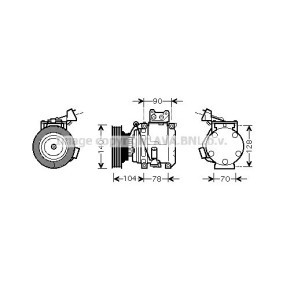 Acquista Compressore aria condizionata da PRASCO TOK438 a buon mercato per soli 1038,99 €