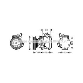 Acquista Compressore aria condizionata da PRASCO TOK439 a buon mercato per soli 1101,74 €