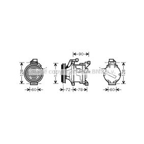 Acquista Compressore aria condizionata da PRASCO TOK444 a buon mercato per soli 899,41 €