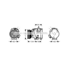 Acquista Compressore aria condizionata da PRASCO TOK449 a buon mercato per soli 799,17 €