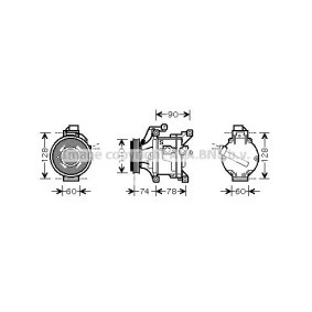 Acquista Compressore aria condizionata da PRASCO TOK452 a buon mercato per soli 920,68 €
