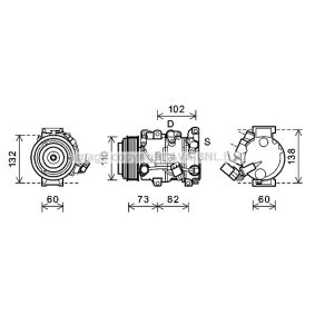 Acquista Compressore aria condizionata da PRASCO TOK600 a buon mercato per soli 884,89 €