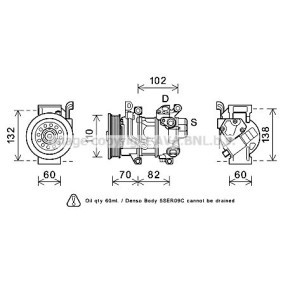 Acquista Compressore aria condizionata da PRASCO TOK622 a buon mercato per soli 857,58 €