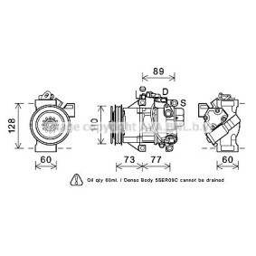 Acquista Compressore aria condizionata da PRASCO TOK629 a buon mercato per soli 724,52 €