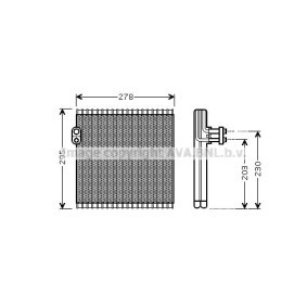 Verdampfer, Klimaanlage TOV485