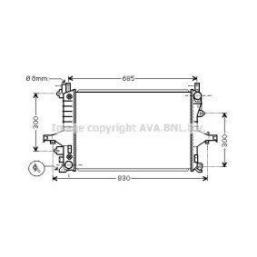 Achetez des Radiateur du moteur PRASCO VO2115 à prix pour 226,08 €