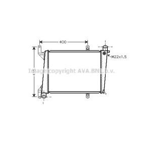 Achetez des Radiateur du moteur PRASCO VO2127 à prix pour 169,47 €