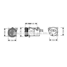 Acquista Compressore aria condizionata da PRASCO VOK030 a buon mercato per soli 578,29 €