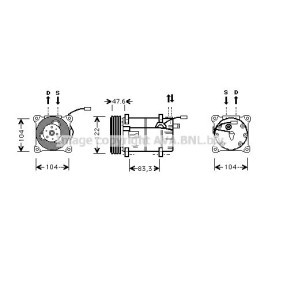 Acquista Compressore aria condizionata da PRASCO VOK109 a buon mercato per soli 708,41 €