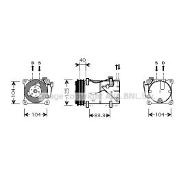 Acquista Compressore aria condizionata da PRASCO VOK119 a buon mercato per soli 786,73 €